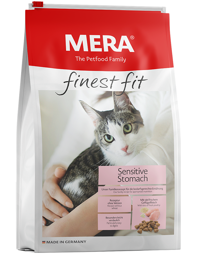 MERA finest fit Sensitive Stomach Adult Cat Dry Food  4 kg