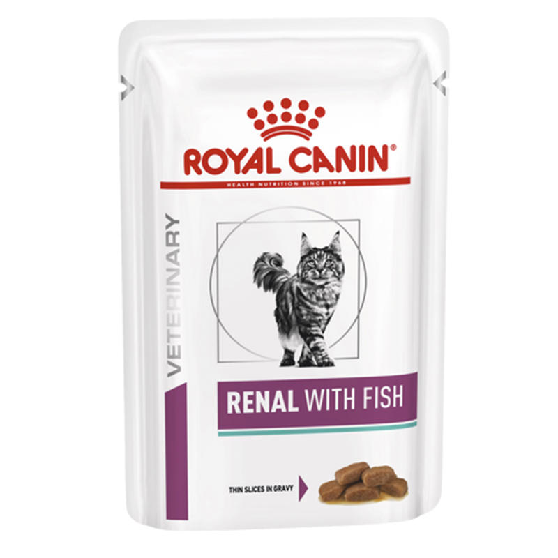 Royal Canin Veterinary Diet Feline Renal with Fish 85gm