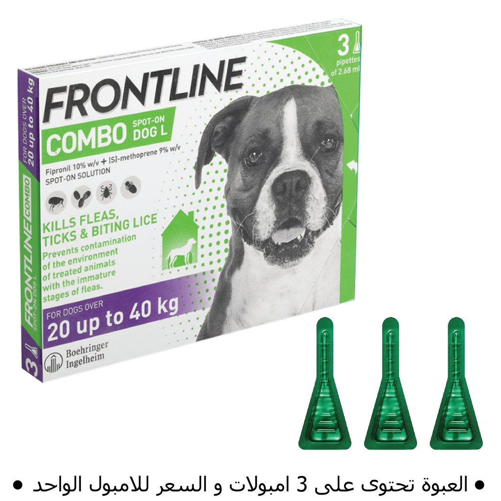 Frontline Combo Spot-On Dog L (20-40kg) X 1 Pipette