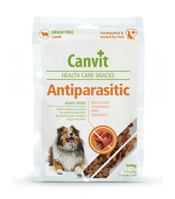 Canvit Health Care Snacks Antiparasitic For Adult Dogs ( Lamb ) 200 g 