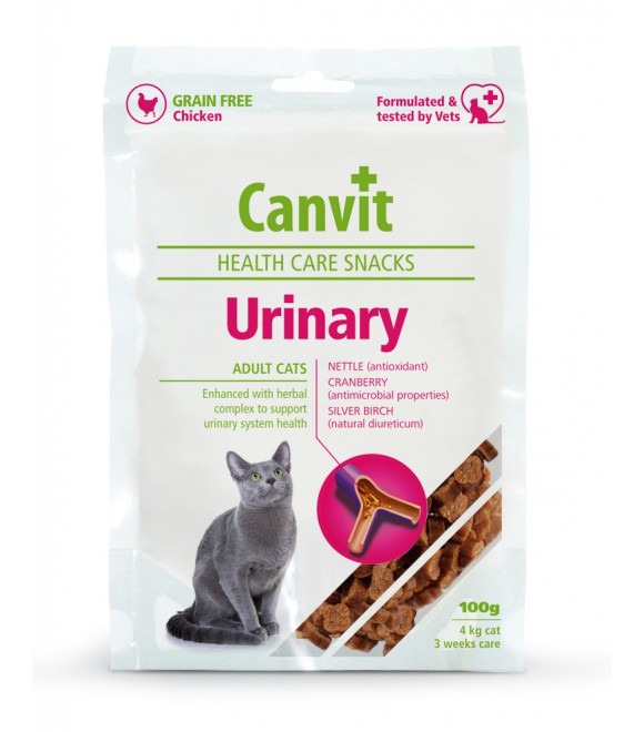 Canvit Health Care Snacks Urinary For Adult Cats  ( Chicken ) 100 g