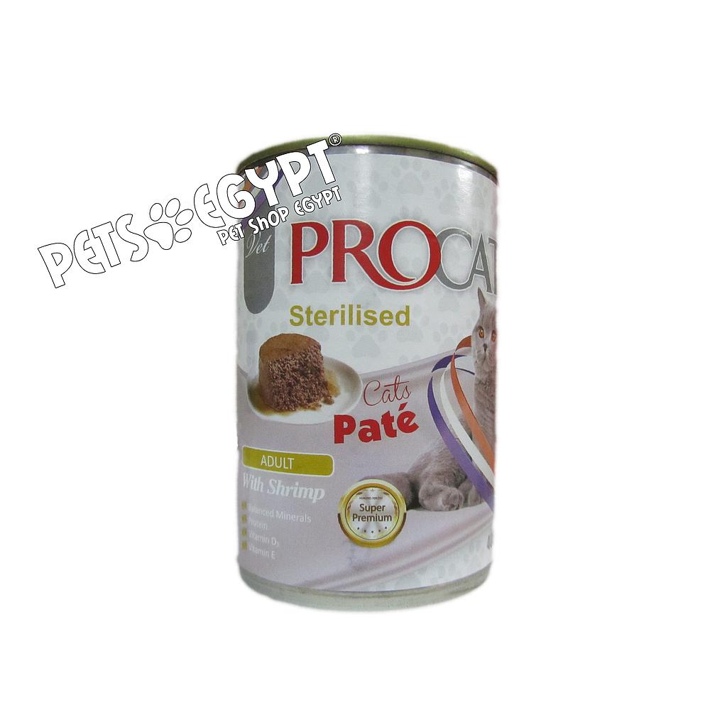 PROCAT Sterilised Pate With Shrimp 400 g