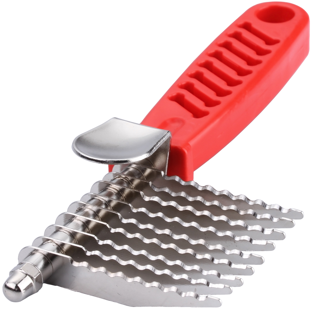 UE Metal Dog Rake Comb With Hand