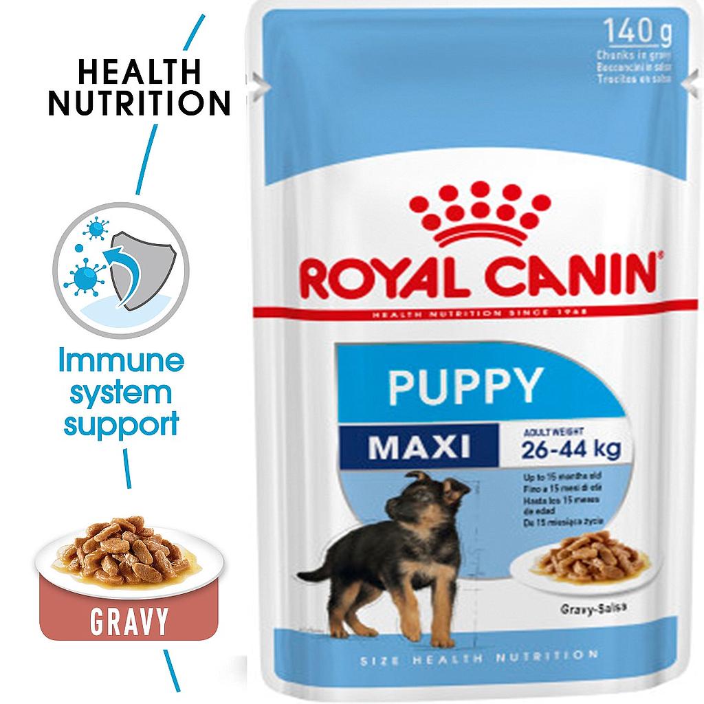 Royal Canin Maxi Puppy Pouch Gravy 140g