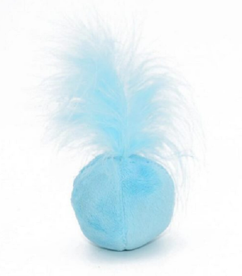 Catnip Toy Ball With Feather