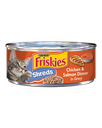 Purina Friskies Shreds Chicken & Salmon Dinner in Gravy Adult Cat Wet Food 156 g