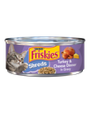 Purina Friskies Shreds Turkey & Cheese Dinner in Gravy Adult Cat Wet Food 156 g