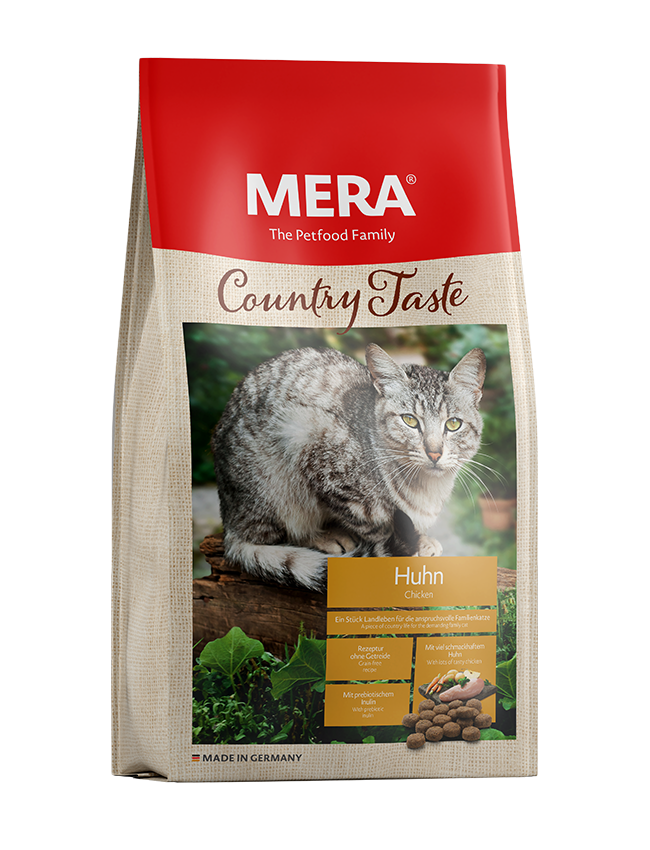 MERA Country Taste Chicken Adult Cat Dry Food 400 g