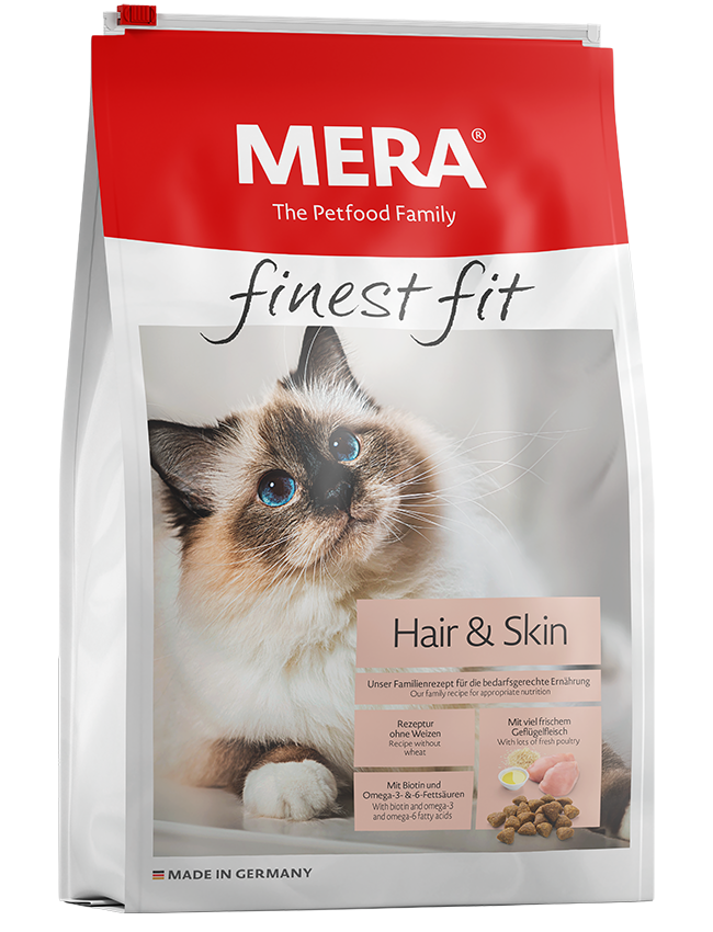 MERA finest fit Hair & Skin Adult Cat Dry Food 400 g