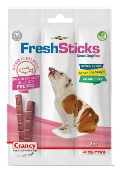 Crancy Fresh Sticks for Dogs - Rich in Salmon 30 g
