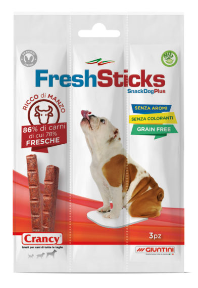 Crancy Fresh Sticks for Dogs - Rich in Beef 30 g