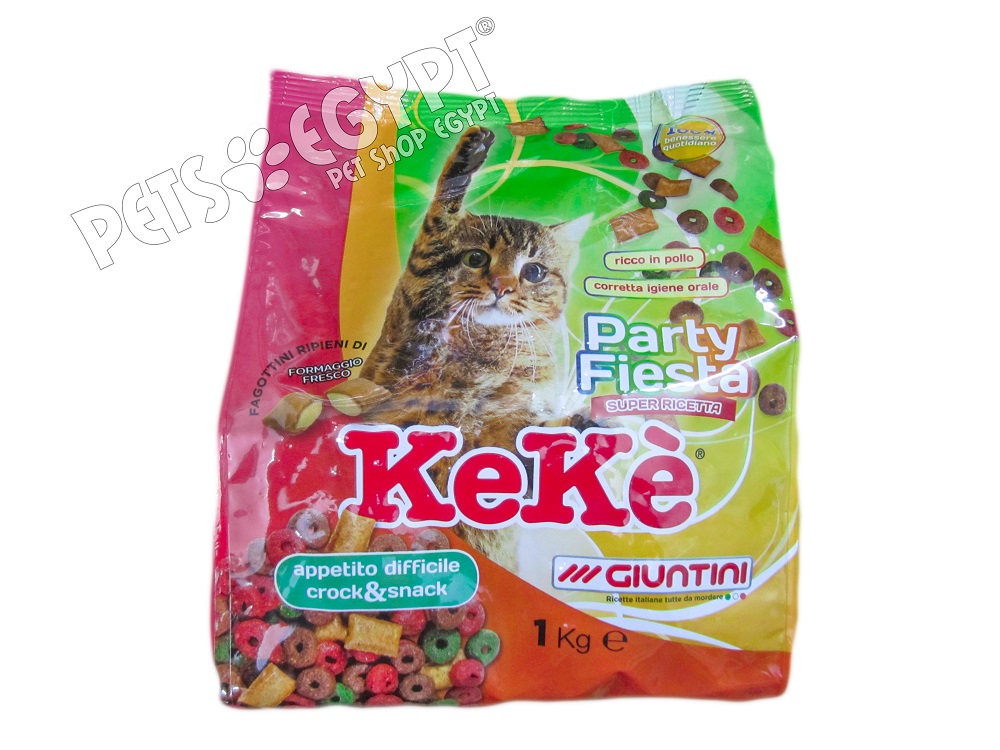 Keke Party Fiesta Crock & Snack Cat Dry Food 1 Kg