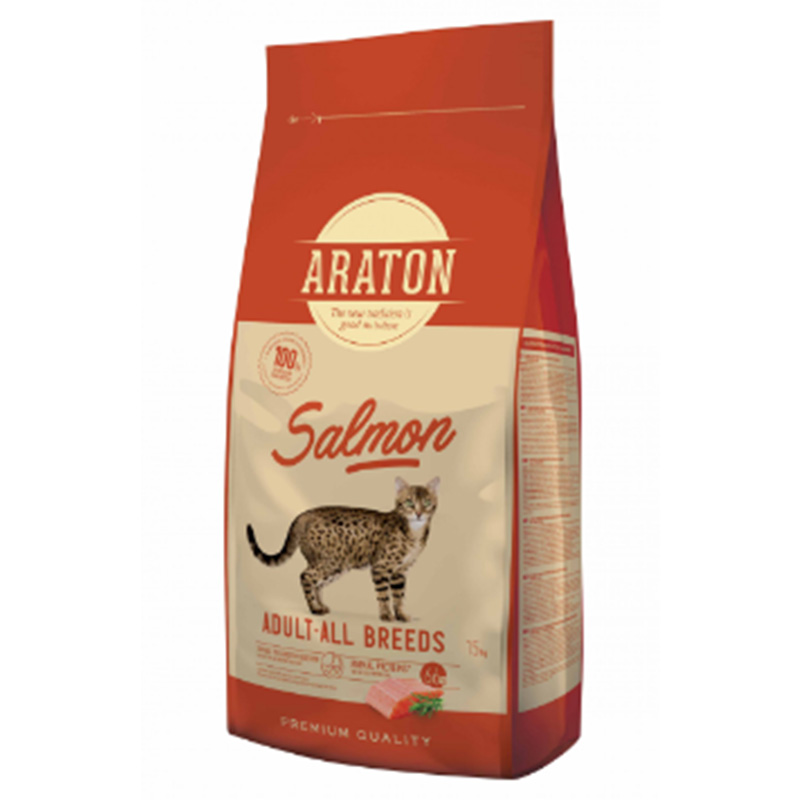 Araton Salmon Adult Cats All Breeds 15 kg