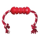 Kong Dental with Rope S - Red
