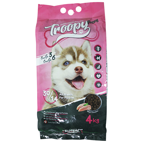 Troopy Dry Food For Puppies - All Breeds 4Kg