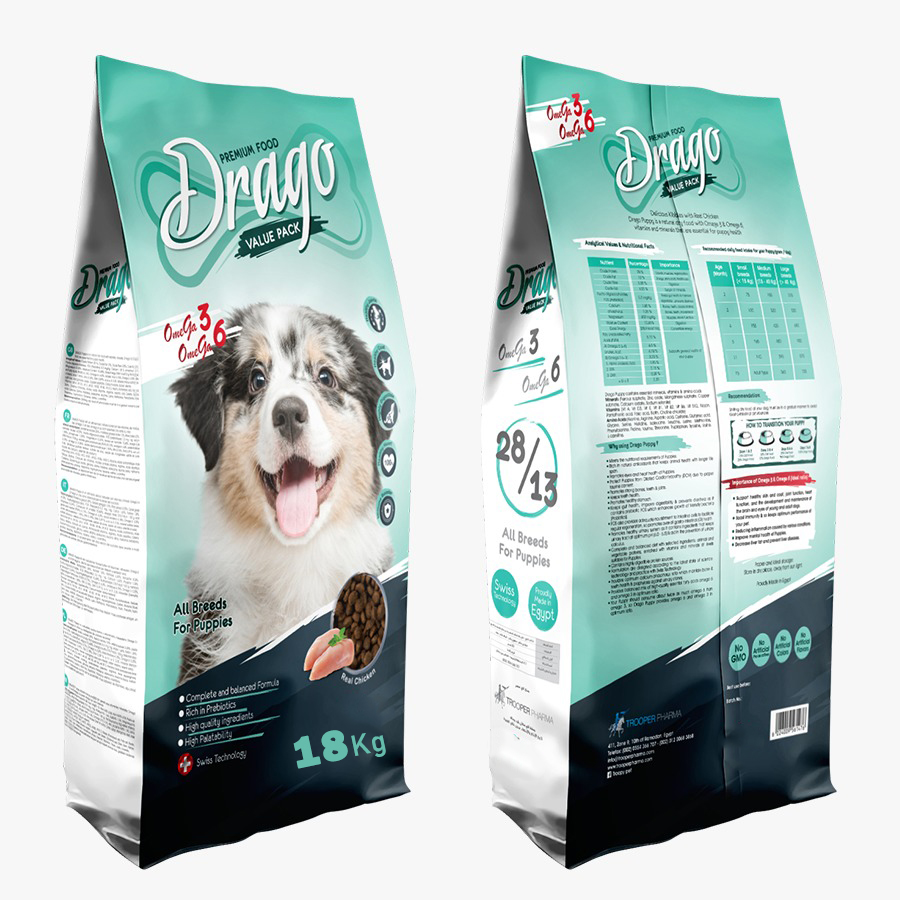 Drago Dry Food For Puppies - All Breeds 18 Kg