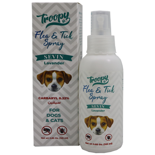 Troopy Flea & Tick Spray Sevin lavender 125ml