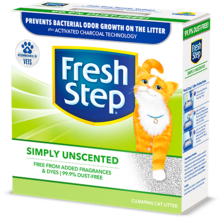 Fresh Step Simply Unscented Clumping Cat Litter 6.35 kg
