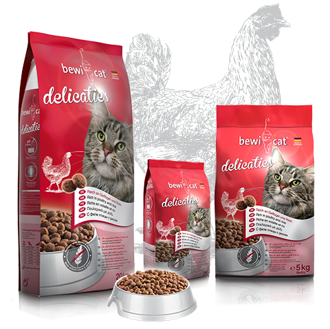 Bewi Cat Delicaties For Adult Cats Rich in Chicken 20 Kg