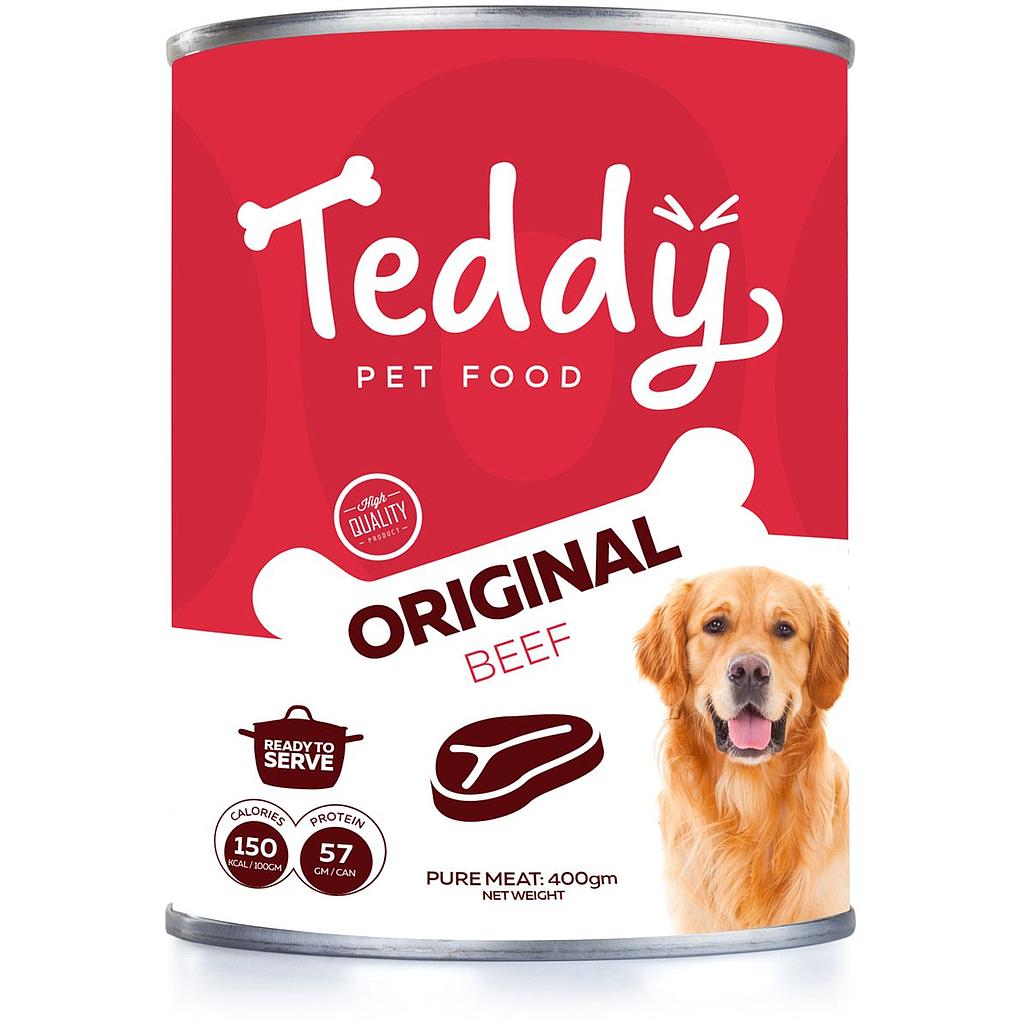 Teddy Original Beef Dog Wet Food 400g