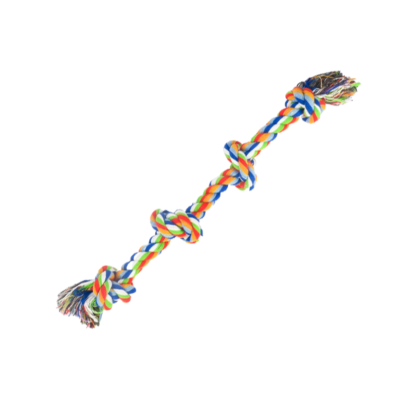 SH ( Ms-070 ) Rope Dog Toy 45cm Multi-Color