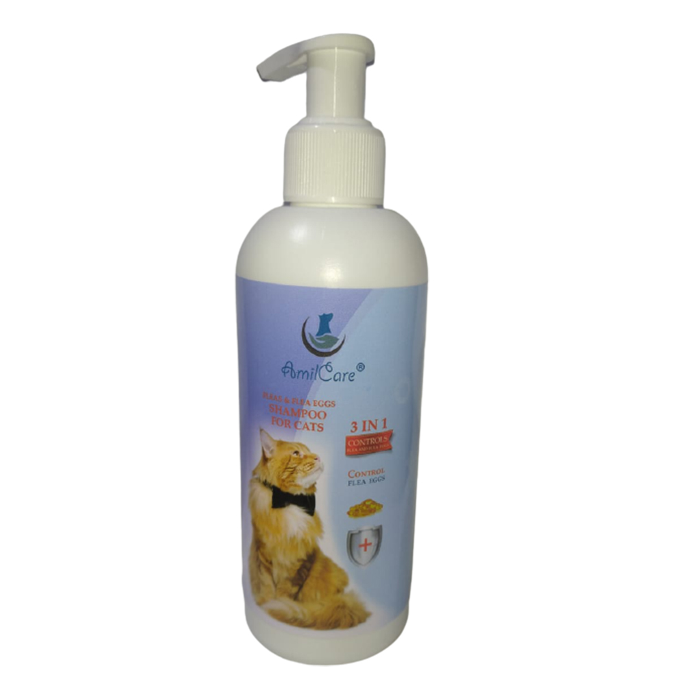 Amil Care 3 in 1 Flea & Tick Eggs Shampoo for Cats 250 ml