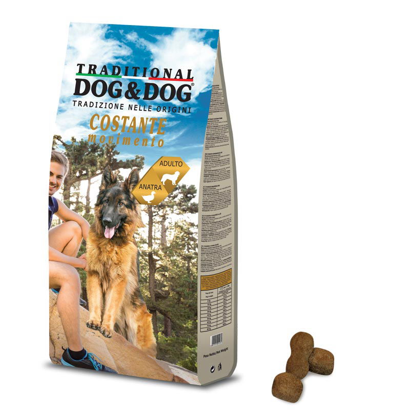Traditional Dog & Dog Costante Movimento Adult Dog Food With Duck 10Kg