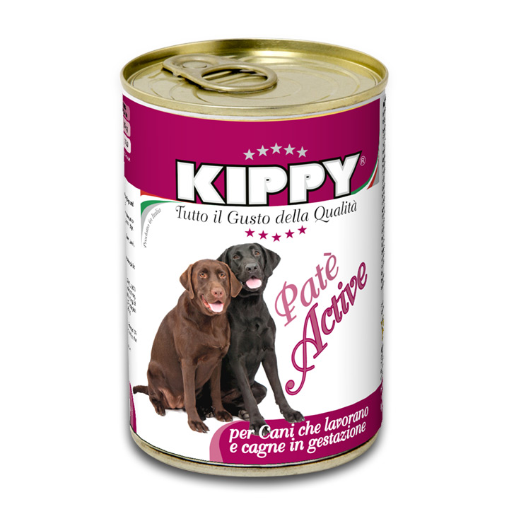 Kippy Patè Active Wet Food For Adult Dogs 400 g