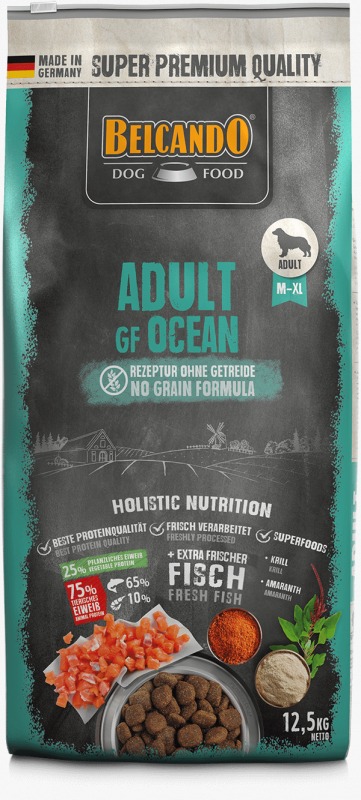 Belcando Adult Grain Free Ocean (M-XL ) Holistic Dog Dry Food 12.5 kg