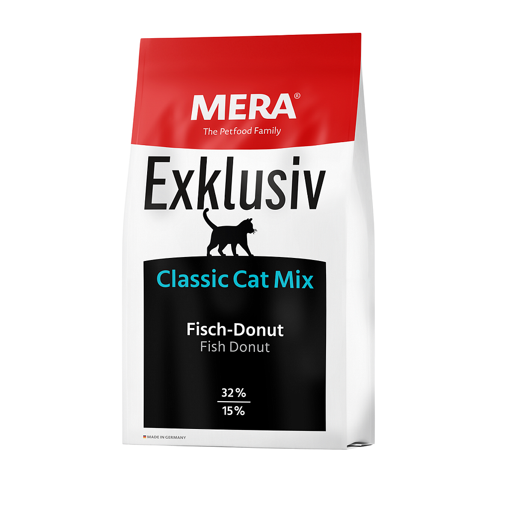 Mera Exclusive Classic Cat Mix Fish Donut Dry Cat Food 10 Kg