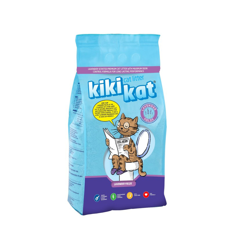 Kiki Kat Clumping Cat Litter - Scented 10 L