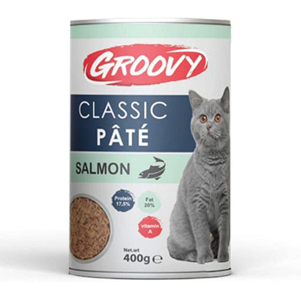 Groovy Classic Pate Adult Cat Wet Food Cans 400 g