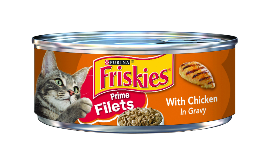 Purina Friskies Prime Filets With Chicken in Gravy Adult Cat Wet Food 156 g