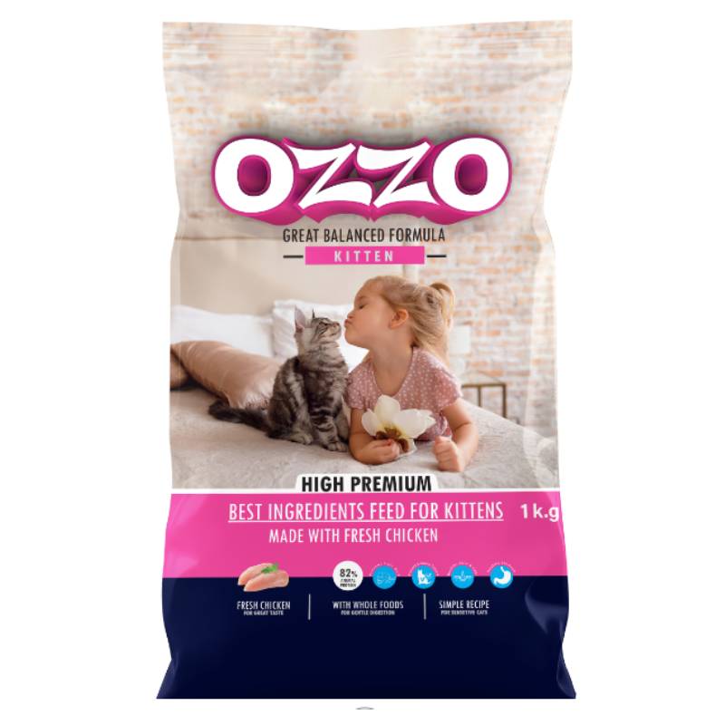 OZZO High Premium Kitten Dry Food With Fresh Chicken 1 Kg