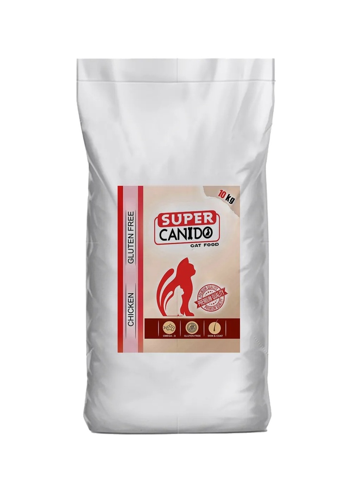 Super Canido Adult Cat Dry Food 10 Kg