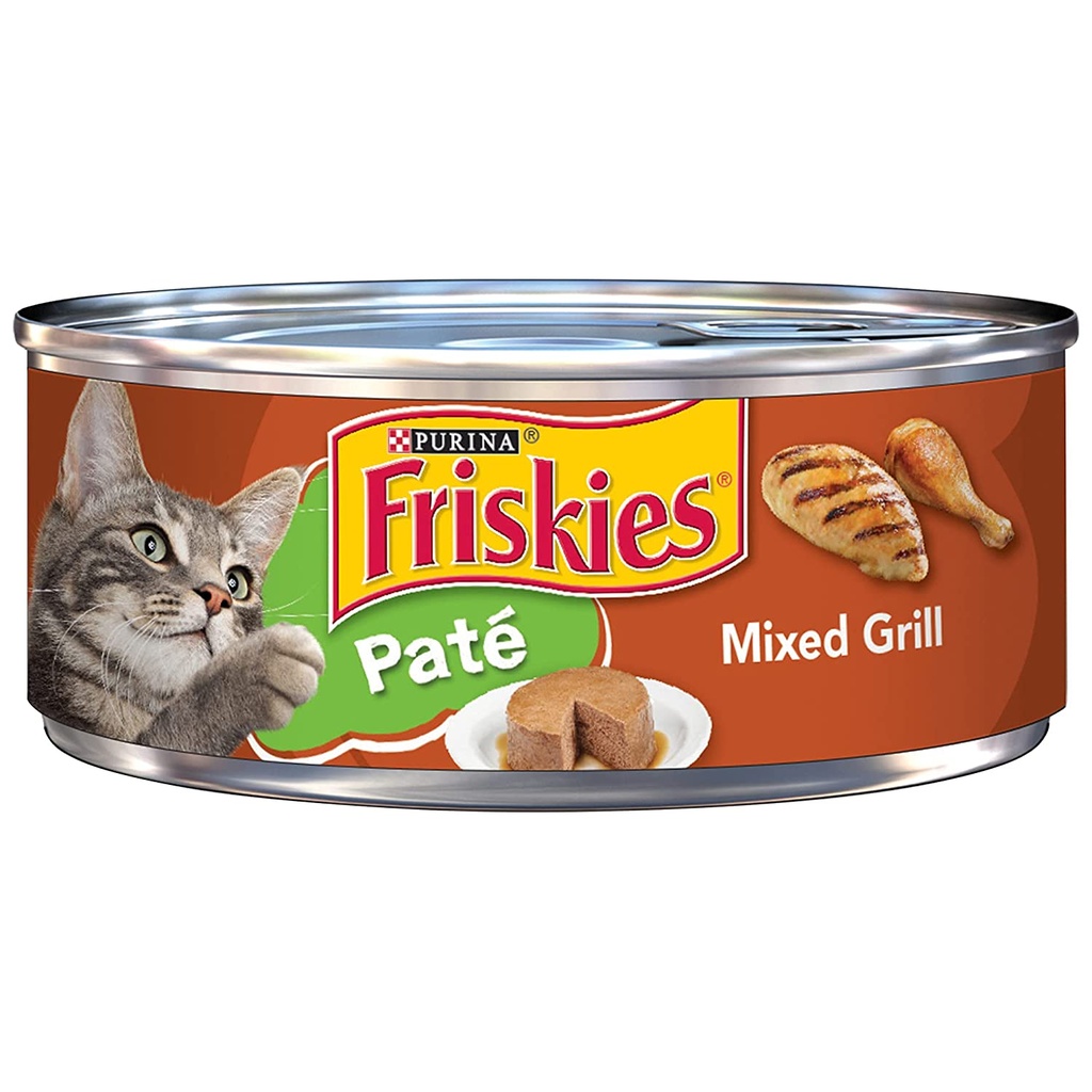 Purina Friskies Pate Mixed Grill  Adult Cat Wet Food 156 g