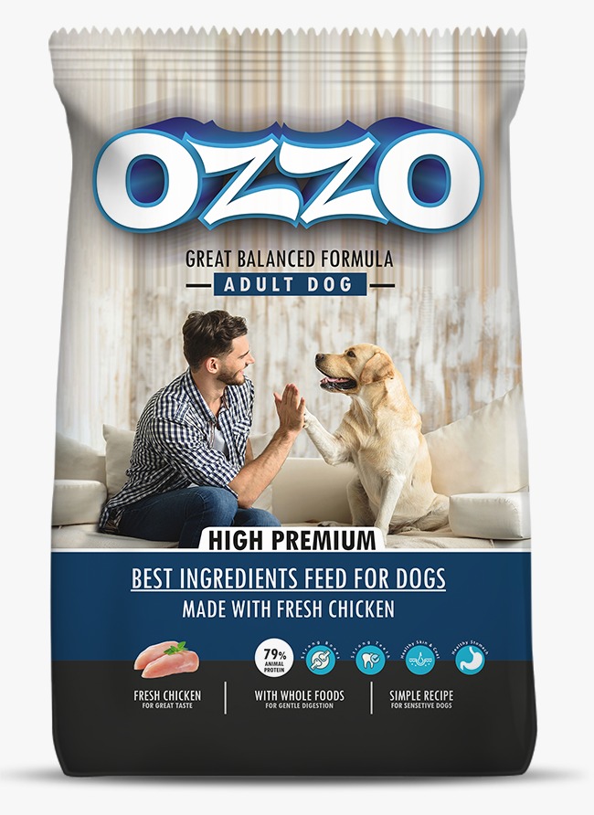 OZZO High Premium Adult Dog Dry Food With Fresh Chicken 15 Kg