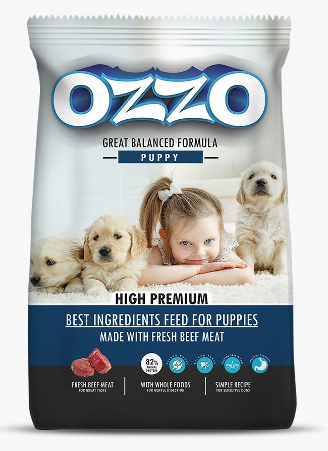 OZZO High Premium Puppy Dry Food With Fresh Beef Meat 15 Kg