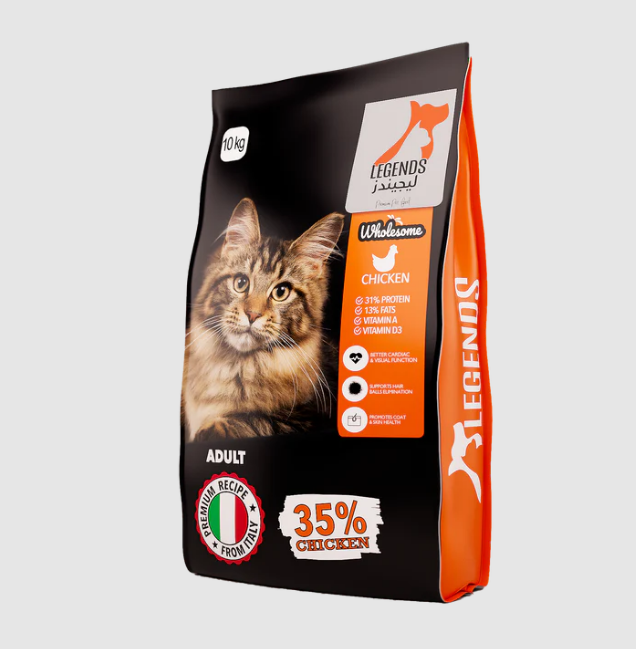 Legends Wholesome Chicken Adult Cats Dry Food 10 Kg 