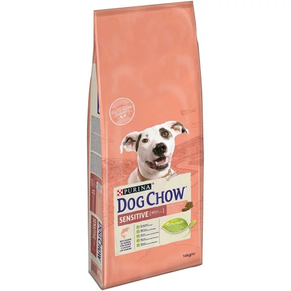 Purina Dog Chow Sensitive Adult (+1 year) With Salmon Dry Dog Food 14 Kg