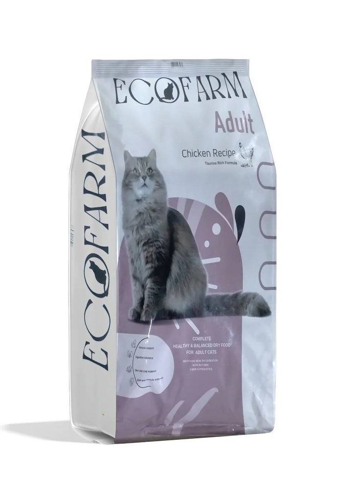 Ecofarm Adult Cats Dry Food Chicken Recipe