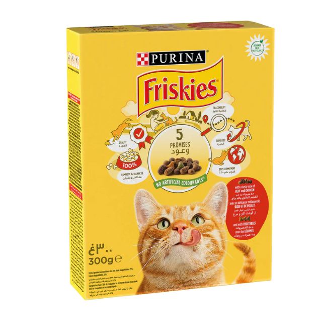 Purina Friskies With Meat & Chicken & Vegetable Cat Dry Food 