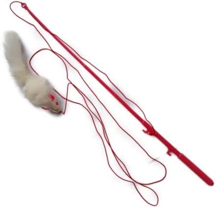 [7049] UE Fishing Rod With Mouse Cat toy
