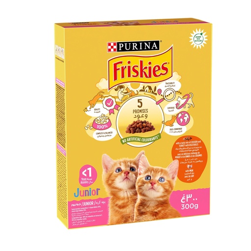 [2924] Purina Friskies Junior With Chicken & Turkey & Milk & Vegetable 300 g