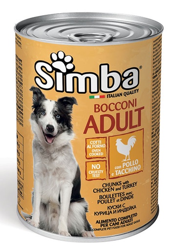 [9027] SIMBA Chunks With Chicken & Turkey Dog Wet Food 415g