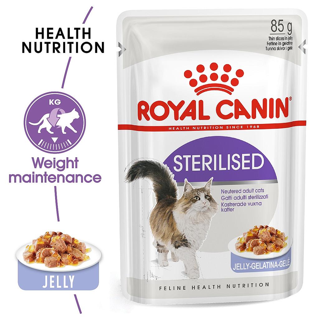 Royal canin STERILISED   JELLY-GELATINA-GELE 85g