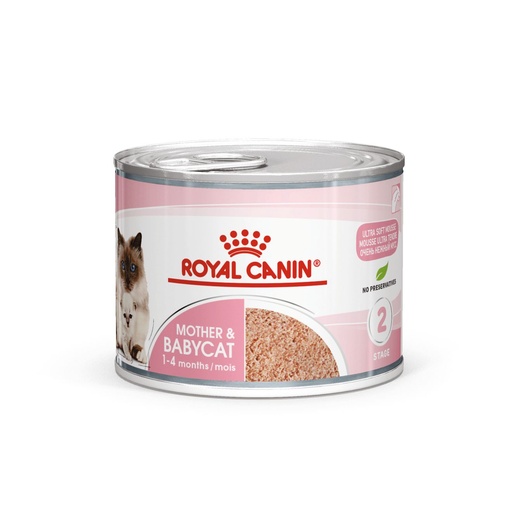 [1660] Royal canin  Mother and Babycat Ultra Soft Mousse Cans 195g
