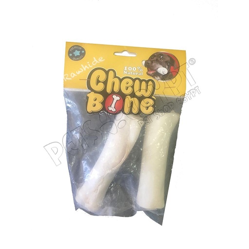 [4293] Chew Bone Roller Rawhide 12Cm 2 Pieces