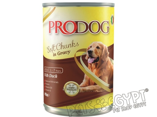 [3724] PRODOG Chunks in Gravy With Duck 415g