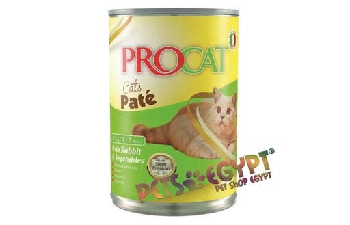 [3649] PROCAT Pate With Rabbit & Vegetables  400g